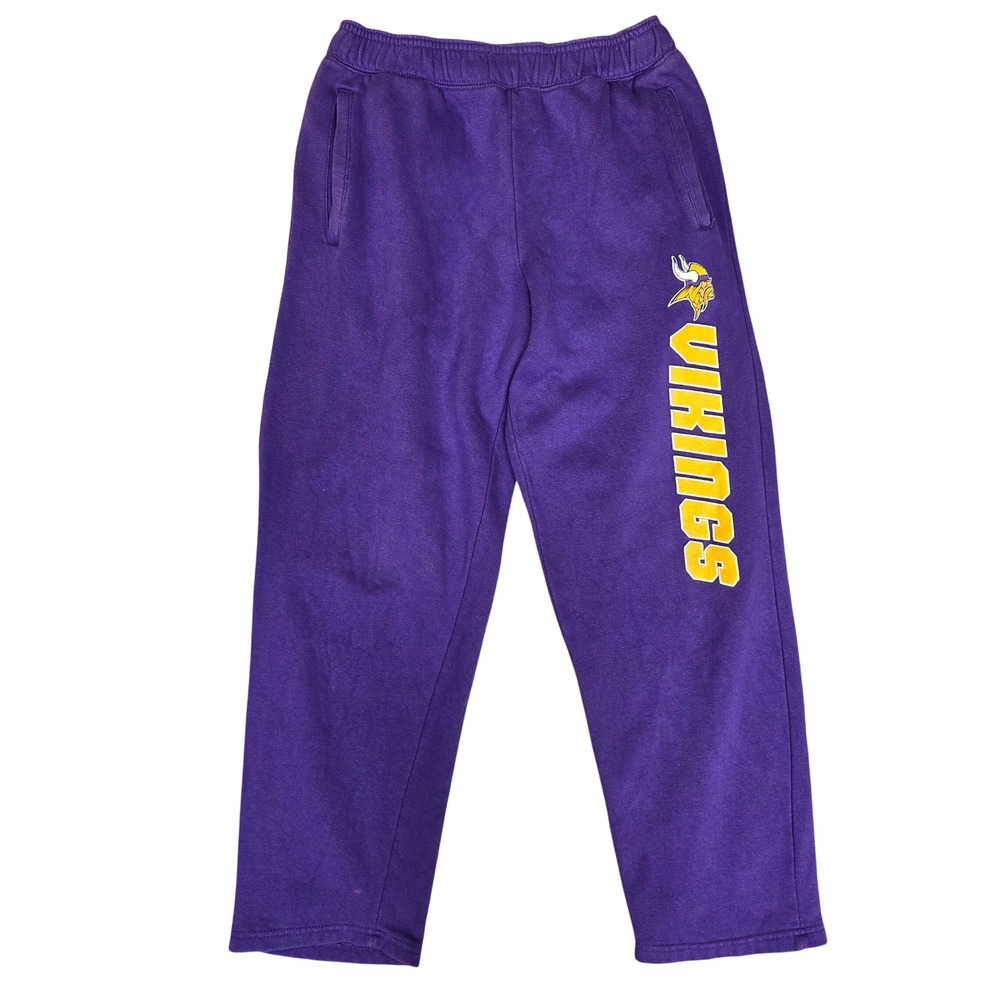 NFL Team Apparel Minnesota Vikings Purple Sweatpants Youth XL 14/16 Joggers